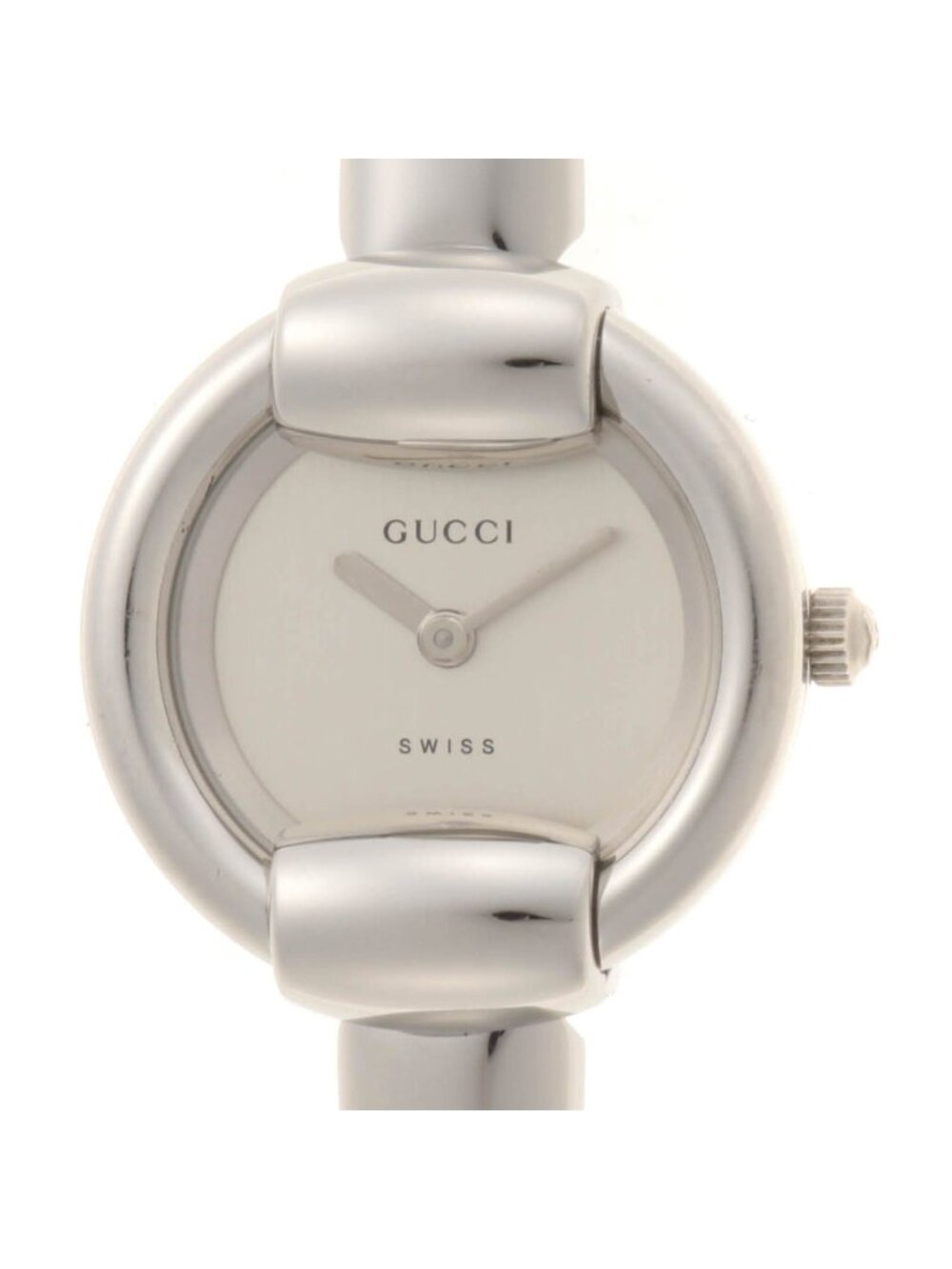 Gucci Bangle Watch Stainless Steel Silver Quartz